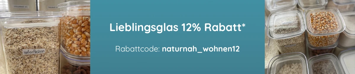 Lieblingsglas Rabattcode Gutschein - Spare 12% bei deinem Einkauf!